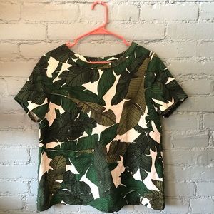 Leaf Print Shirt